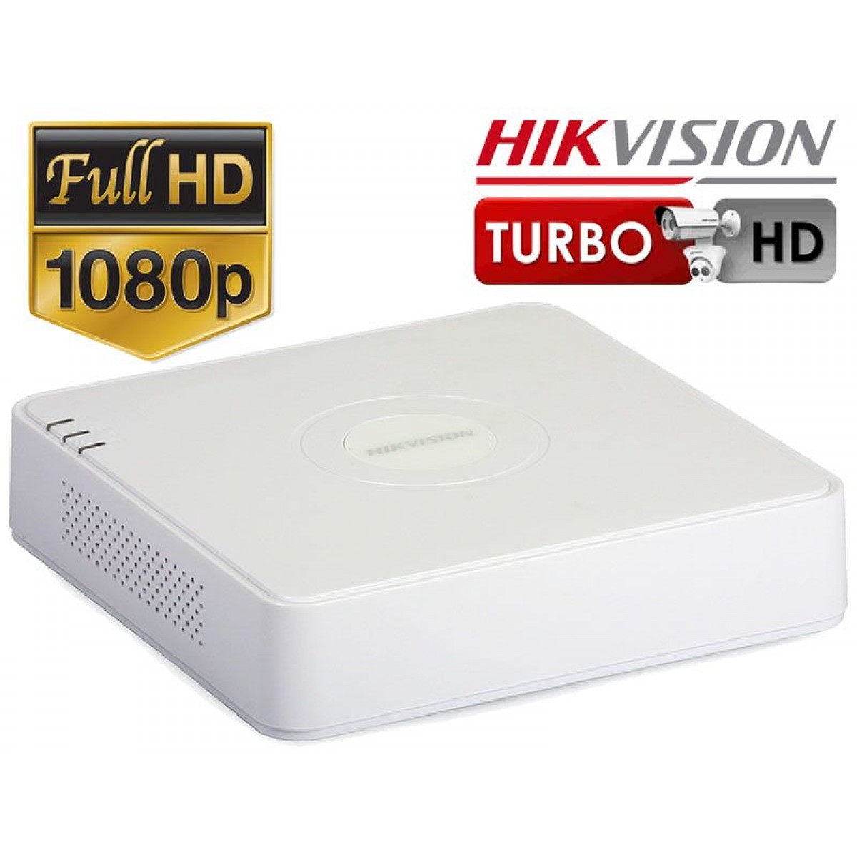 DVR 16 canale Hikvision Turbo HD 4.0, FullHD 1080p,2 camere Hikvision IP