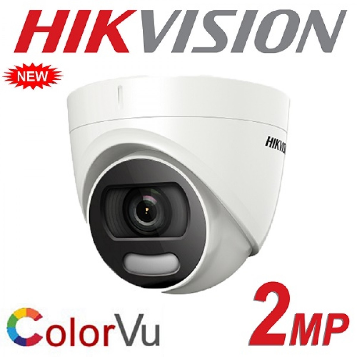 ColorVU - Camera AnalogHD 2MP, lentila 2.8mm, Lumina alba 20 m - HIKVISION