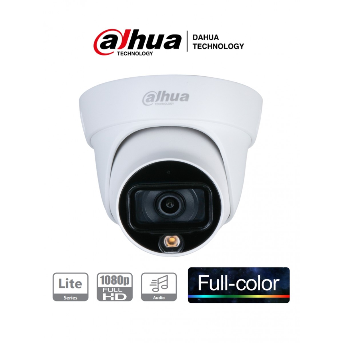 Camera dome HDCVI 2 Megapixeli Full-color Starlight Dahua 