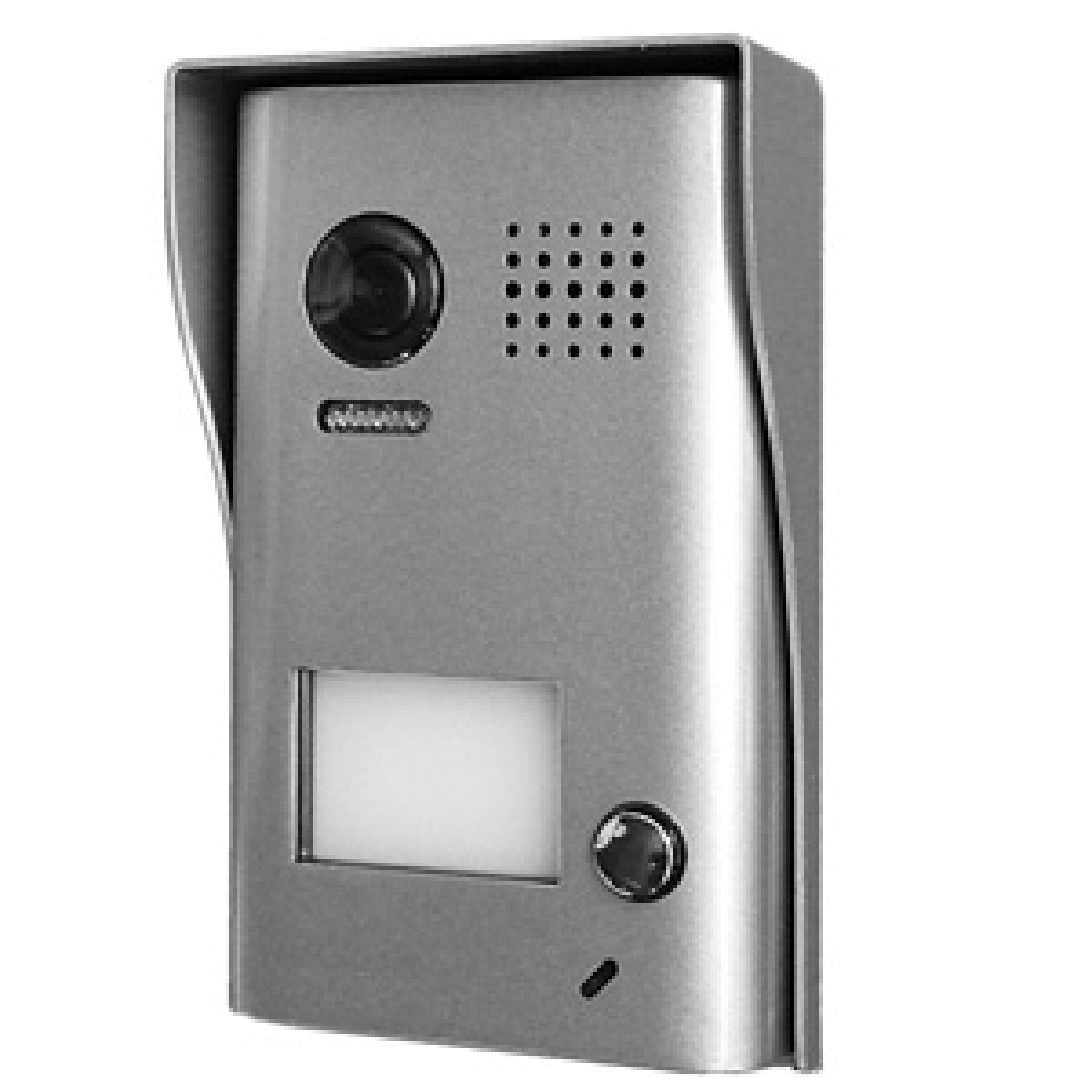 Panou video color de apel exterior, cu conexiune pe 2 fire, camera video CCD WIDE ANGLE 105° incorporata, pentru o familie Panou video color de apel exterior, cu conexiune pe 2 fire, camera video CCD WIDE ANGLE 105° incorporata, pentru o familie