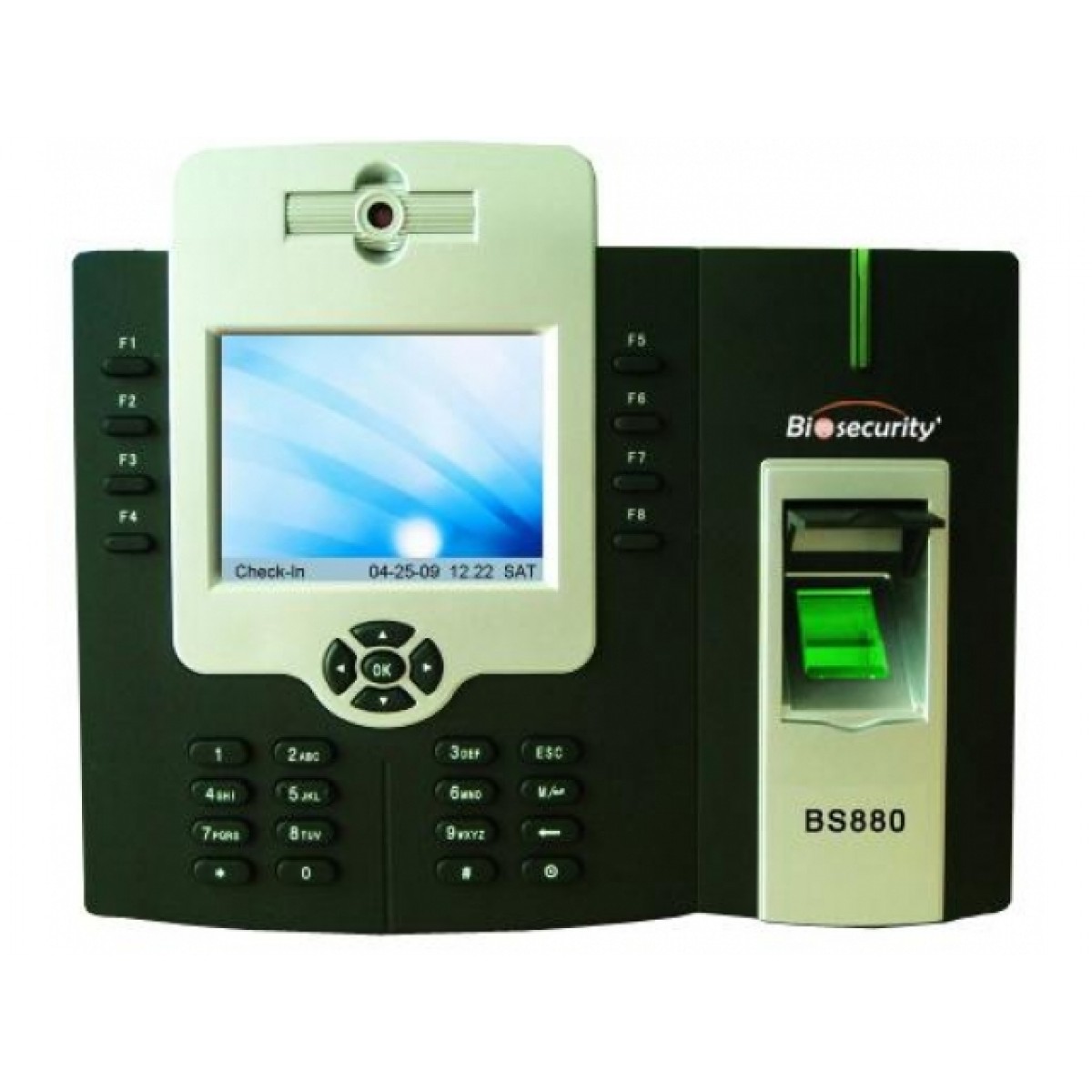 Centrala control acces biometric amprenta cu camera