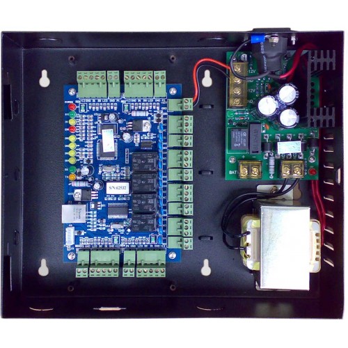 Centrala control acces RS485 4 usi software pontaj