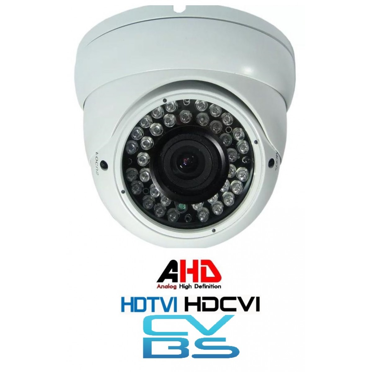 Dome Exterior ir 30m 2MPixeli 4in1/ Hdcvi Hdtvi Ahd Cvbs