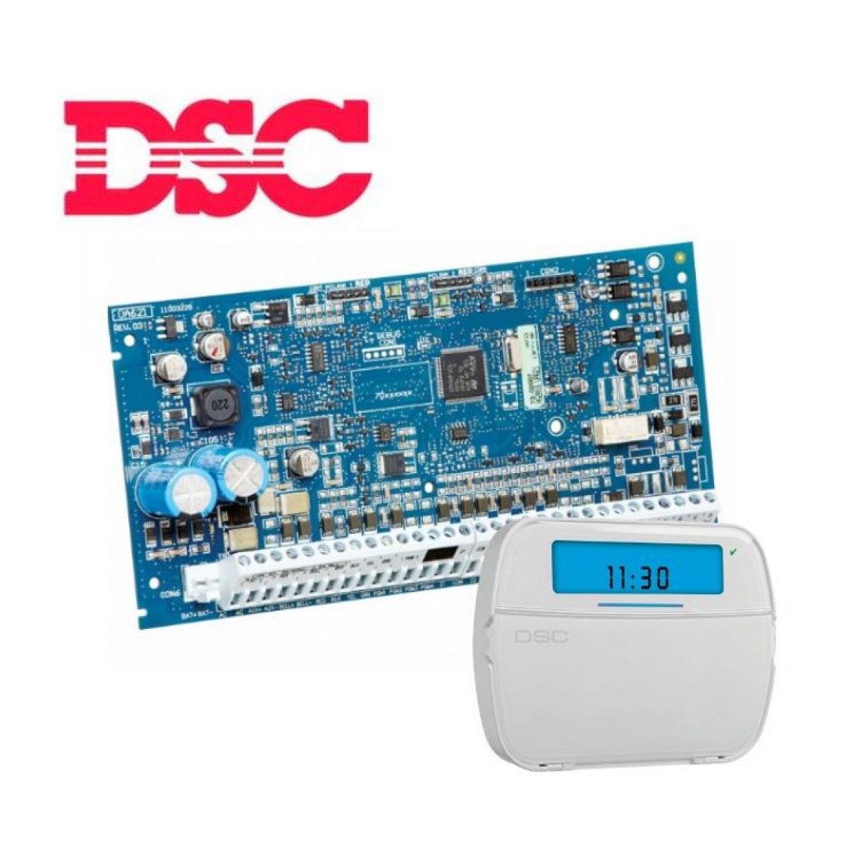 Centrala Alarma Power 6 Zone Tastatura Iconuri 2 Partitii DSC Canada ic
