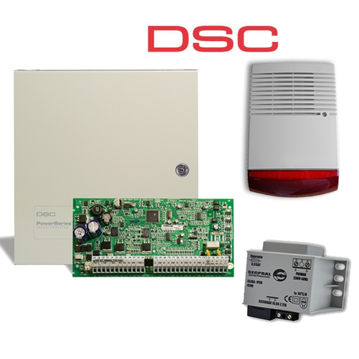 Kit alarma exterior 8 max 64 zone 8 partitii Canada DSC