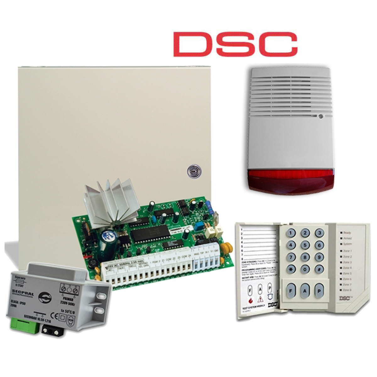Kit centrala alarma exterior DSC