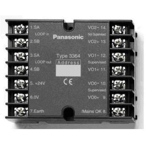 Unitate adresabilia cu 2 iesiri de tensiune