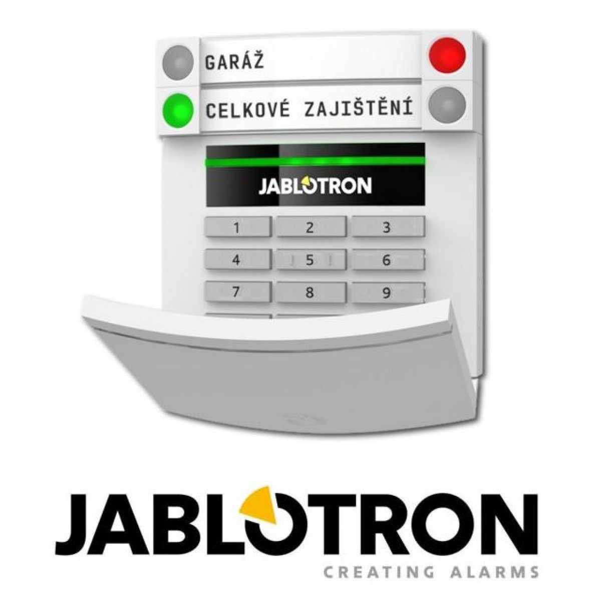 Tastatura LED cu Cititor RFID 125 KHz Incorporat Jablotron 
