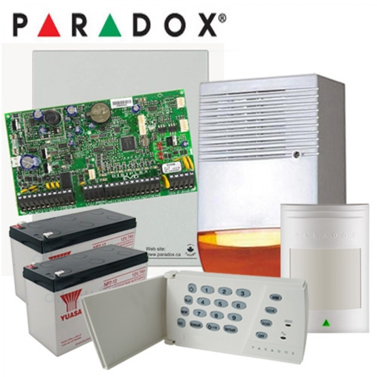 Sistem alarma efractie incendiu paradox spectra 10 zone