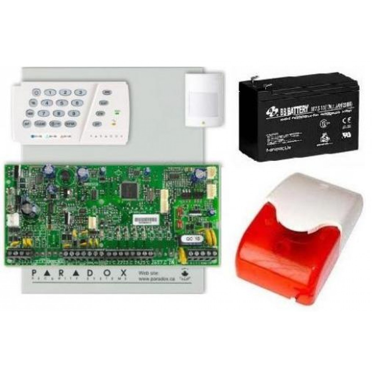 Sistem alarma efractie incendiu paradox spectra 10 zone