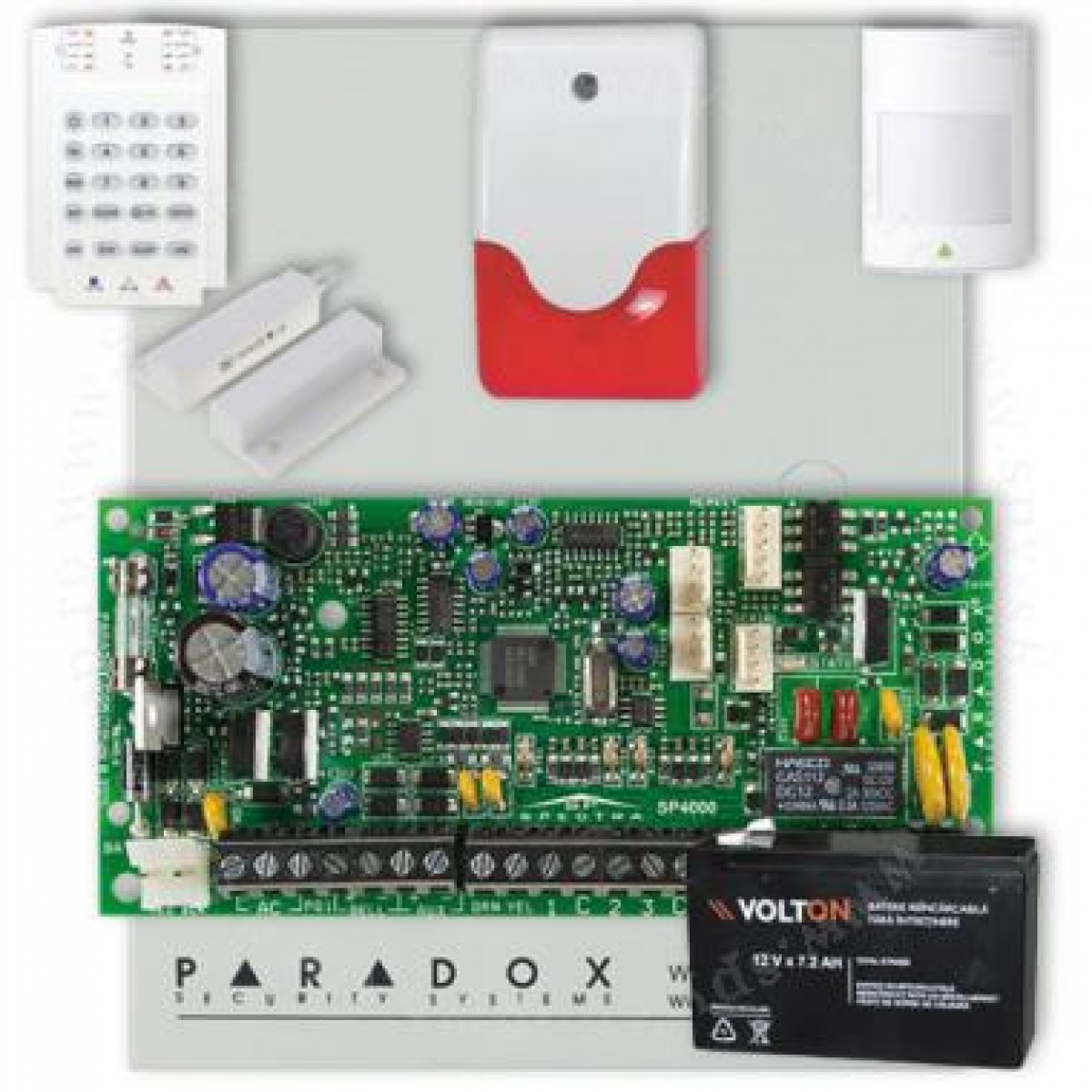 Kit sistem alarma efractie Paradox 10 zone PRO