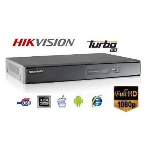 Videorecorder DVR 4 Canale Turbo HD 2 Megapixeli Hikvision