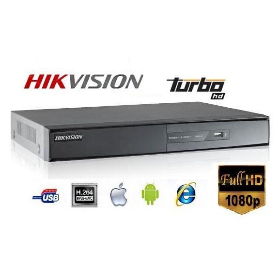 Videorecorder DVR 8 Canale Turbo HD 2 Megapixeli Hikvision