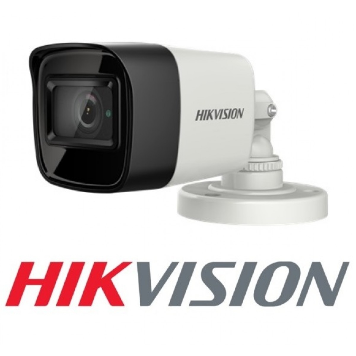 Camera Bullet Exterior 8Mpx IR 80m Lentila Fixa 3.6mm Hikvision
