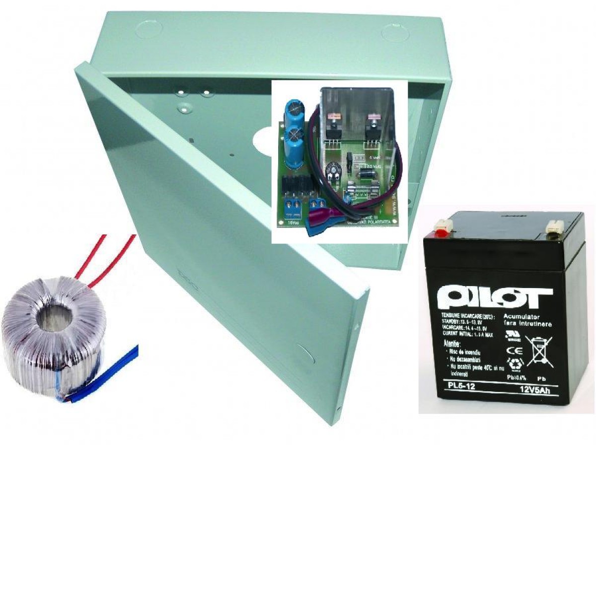 Sursa-Suplimentara-12V/3A- Cutie-Acum -Traf