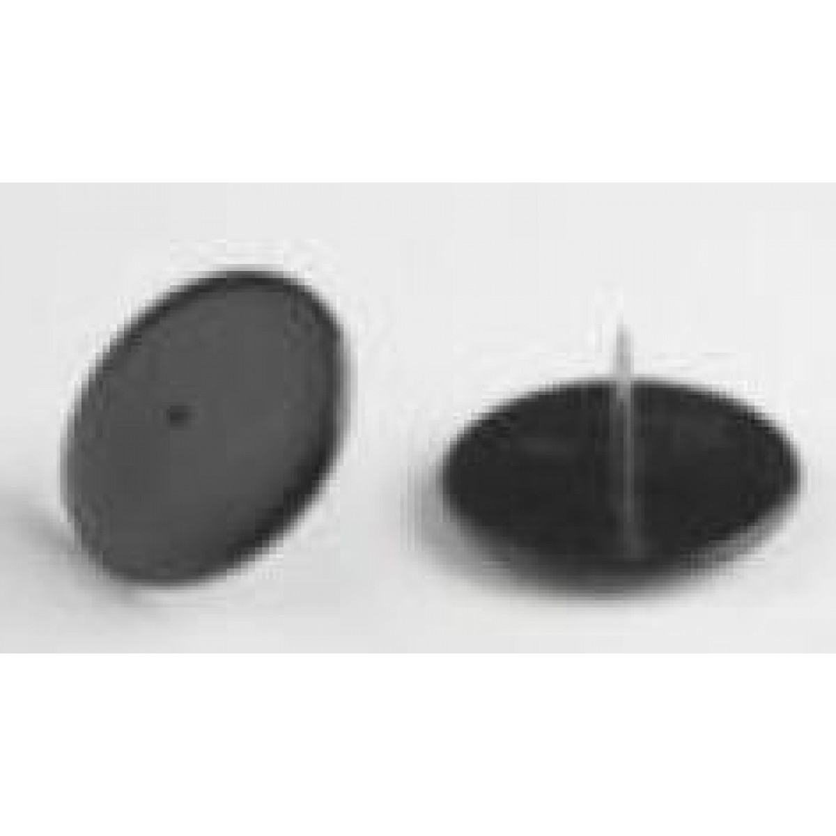 Pin cu cap plastic negru diametru 32 mm