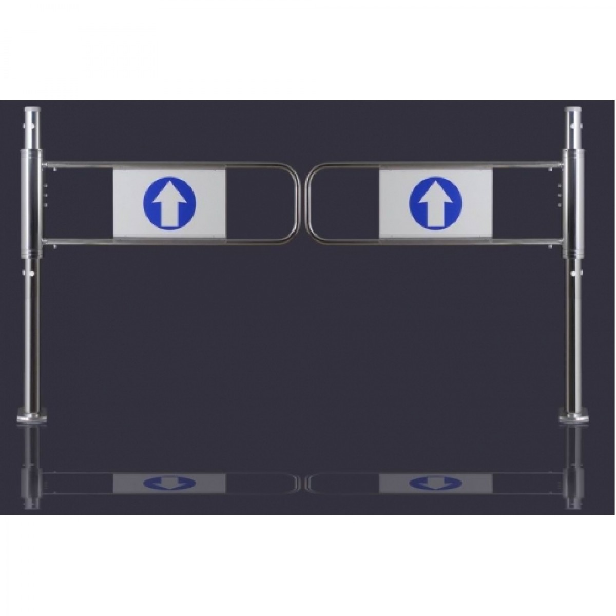 Poarta acces pietonal dubla mecanica