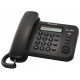 Telefon analogic cu fir alb negru Panasonic cu caller ID
