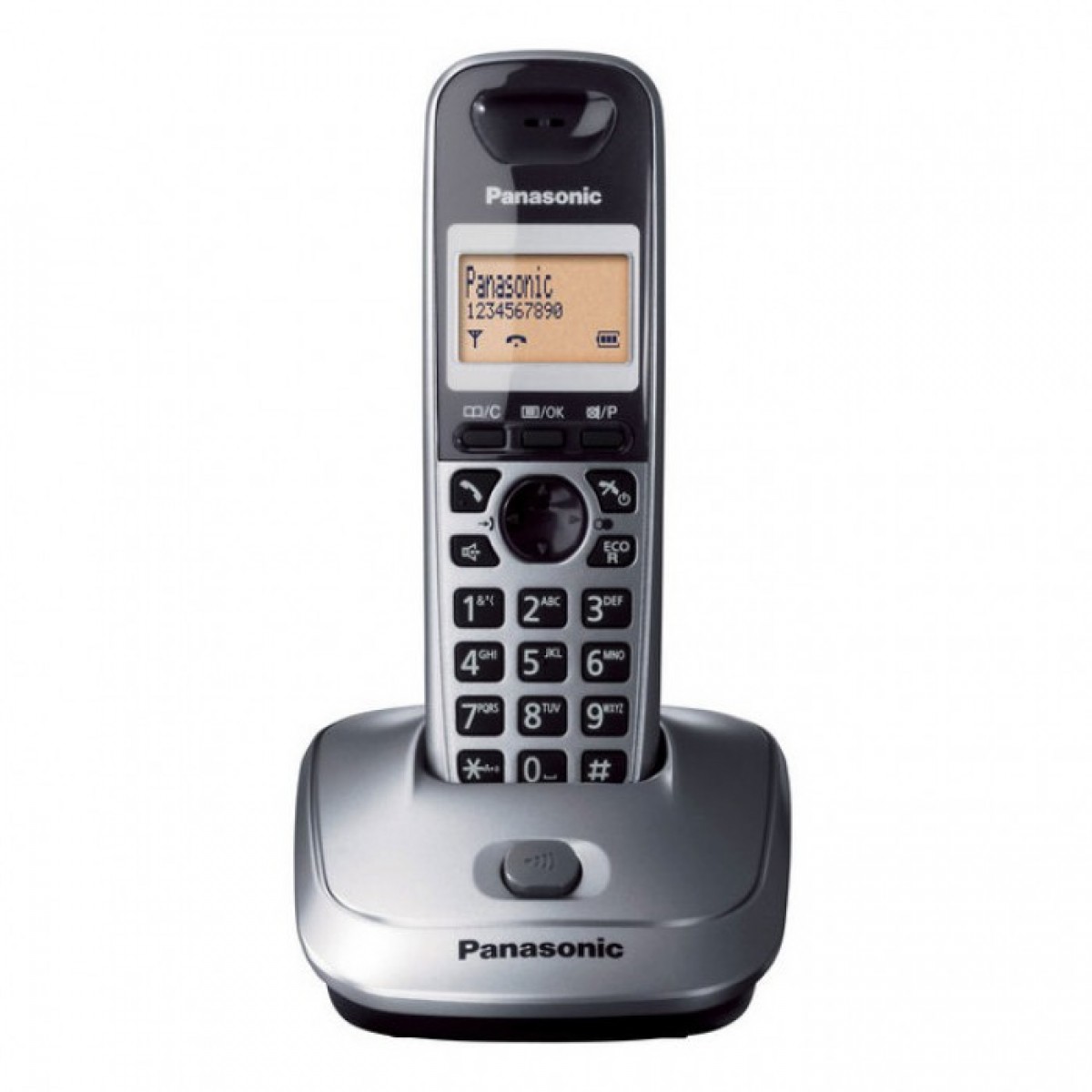 Telefon DECT Panasonic metalic