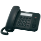Telefon analogic cu fir alb negru Panasonic cu memorie