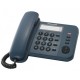 Telefon analogic cu fir alb negru Panasonic cu memorie