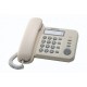 Telefon analogic cu fir alb negru Panasonic cu memorie
