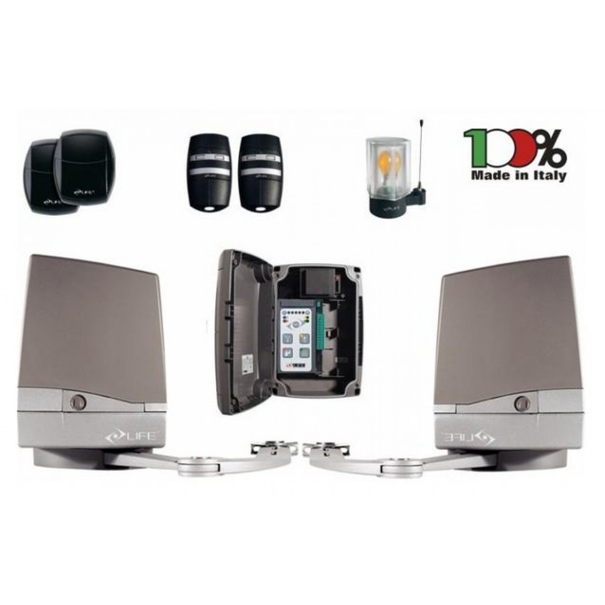 Kit automatizare poarta batanta 250 Kg Italia