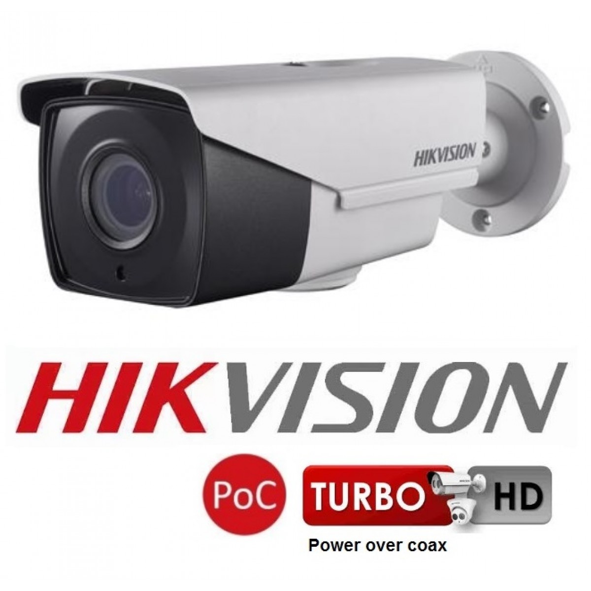 Bullet TurboHD IR 40m 2Mpx Lentila Varifocala 2.8-12 mm POC Hikvision Bullet TurboHD IR 40m 2Mpx Lentila Varifocala 2.8-12 mm POC Hikvision
