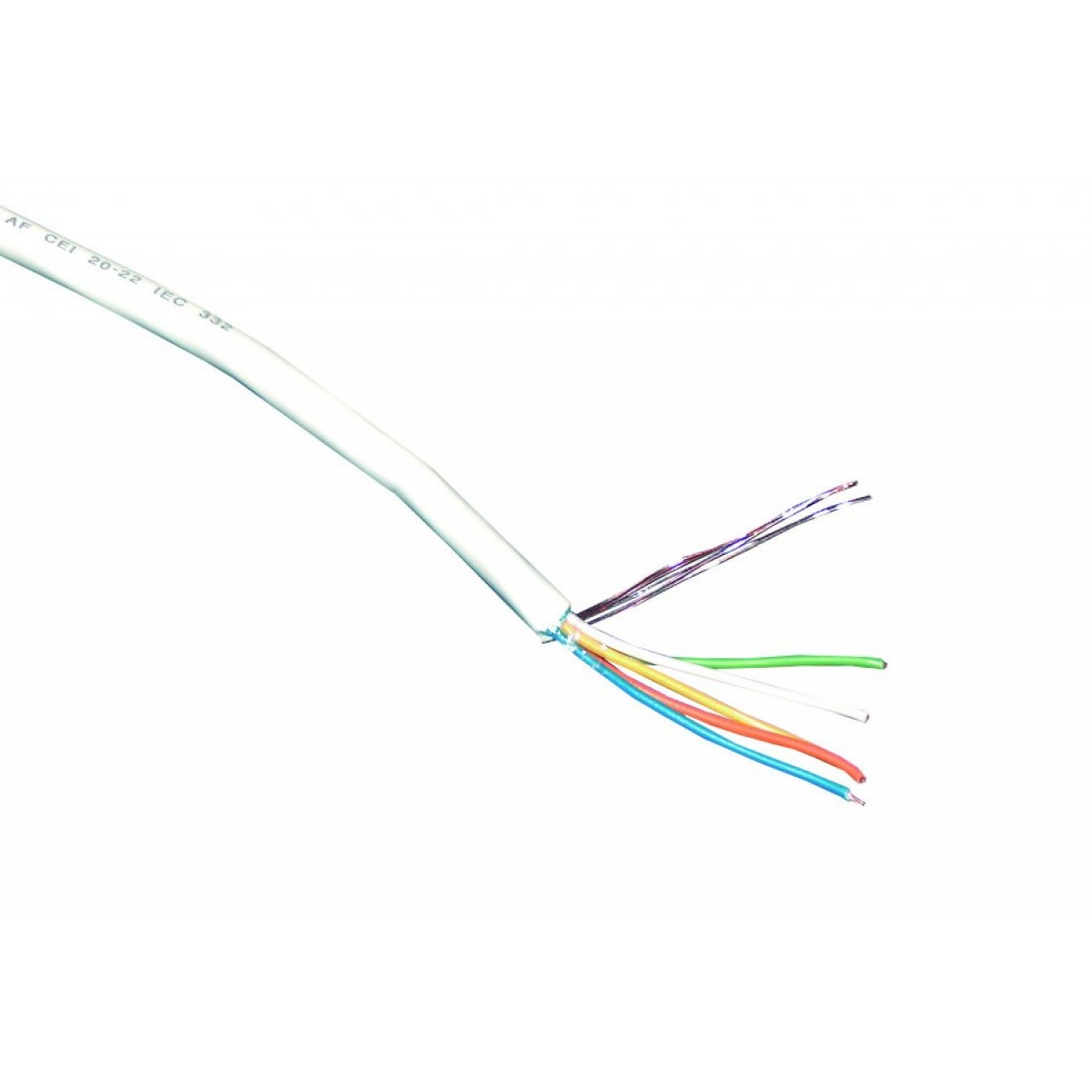 Cablu ecranat 8x0,22mm antiflacara 