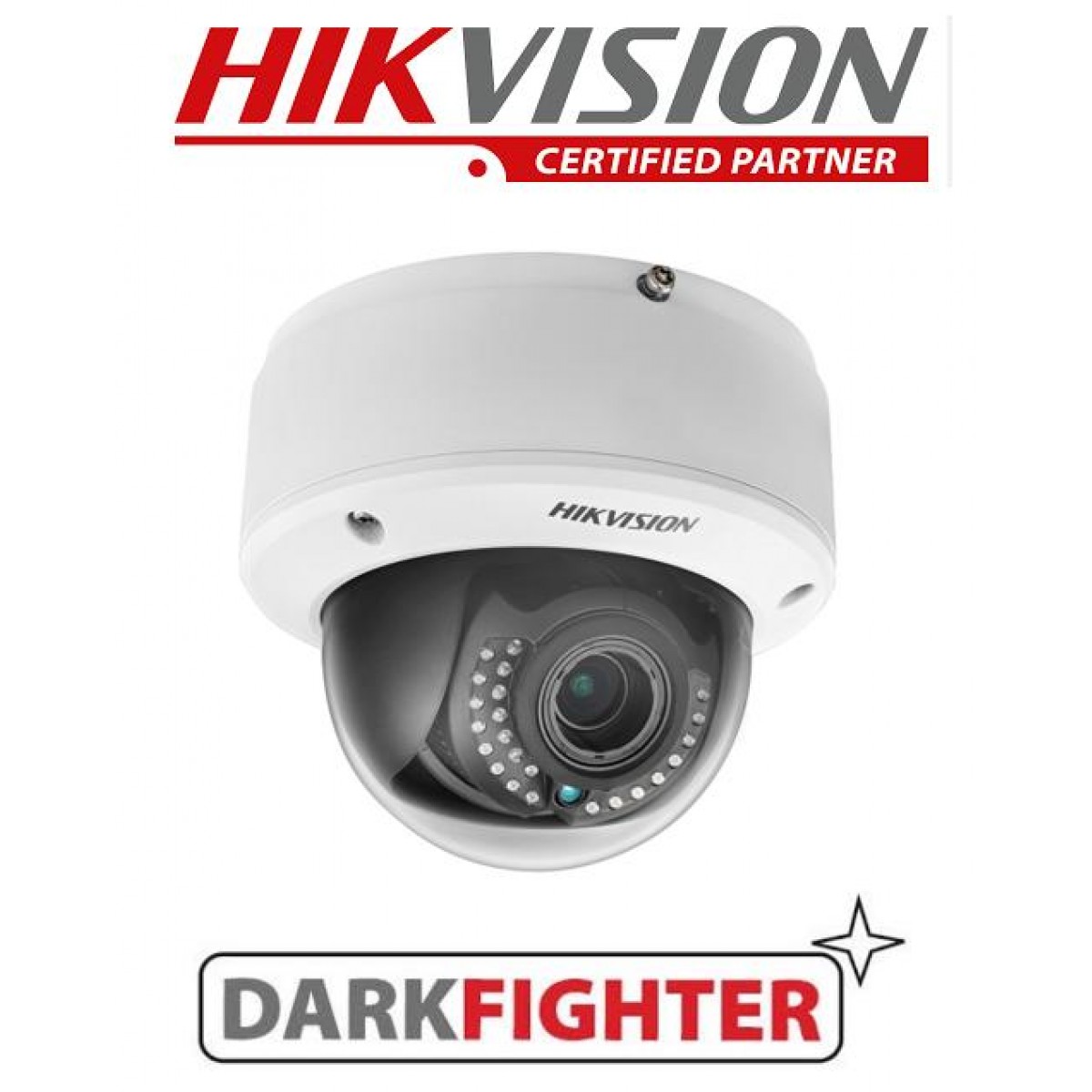 Dome IP DarkFighter Full HD 1080p Obiectiv Motorizat Ir 30m Hikvision