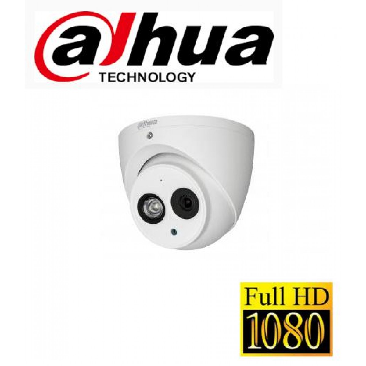 Camera Dome Exterior HDCVI 1080p Ir 50m Lentila 2.8mm Dahua TT