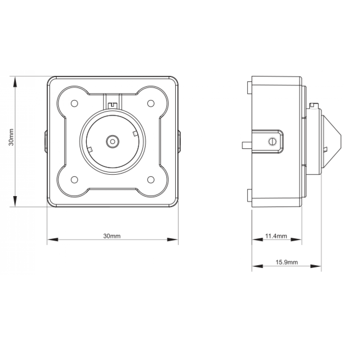 Camera video mini pinhole Hdcvi 1 Megapixel Dahua mh Camera video mini pinhole Hdcvi 1 Megapixel Dahua mh