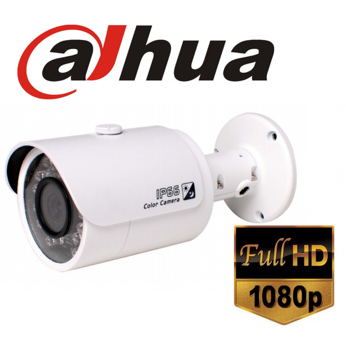 Camera Bullet De Exterior 2.4 Megapixeli Lentila 3.6mm IR 20m Dahua