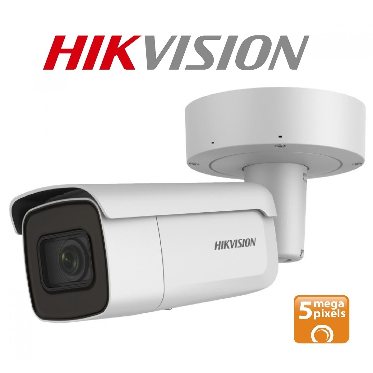 Camera IP Bullet Exterior 4K 5Mpx IR 50m Hikvision IK10