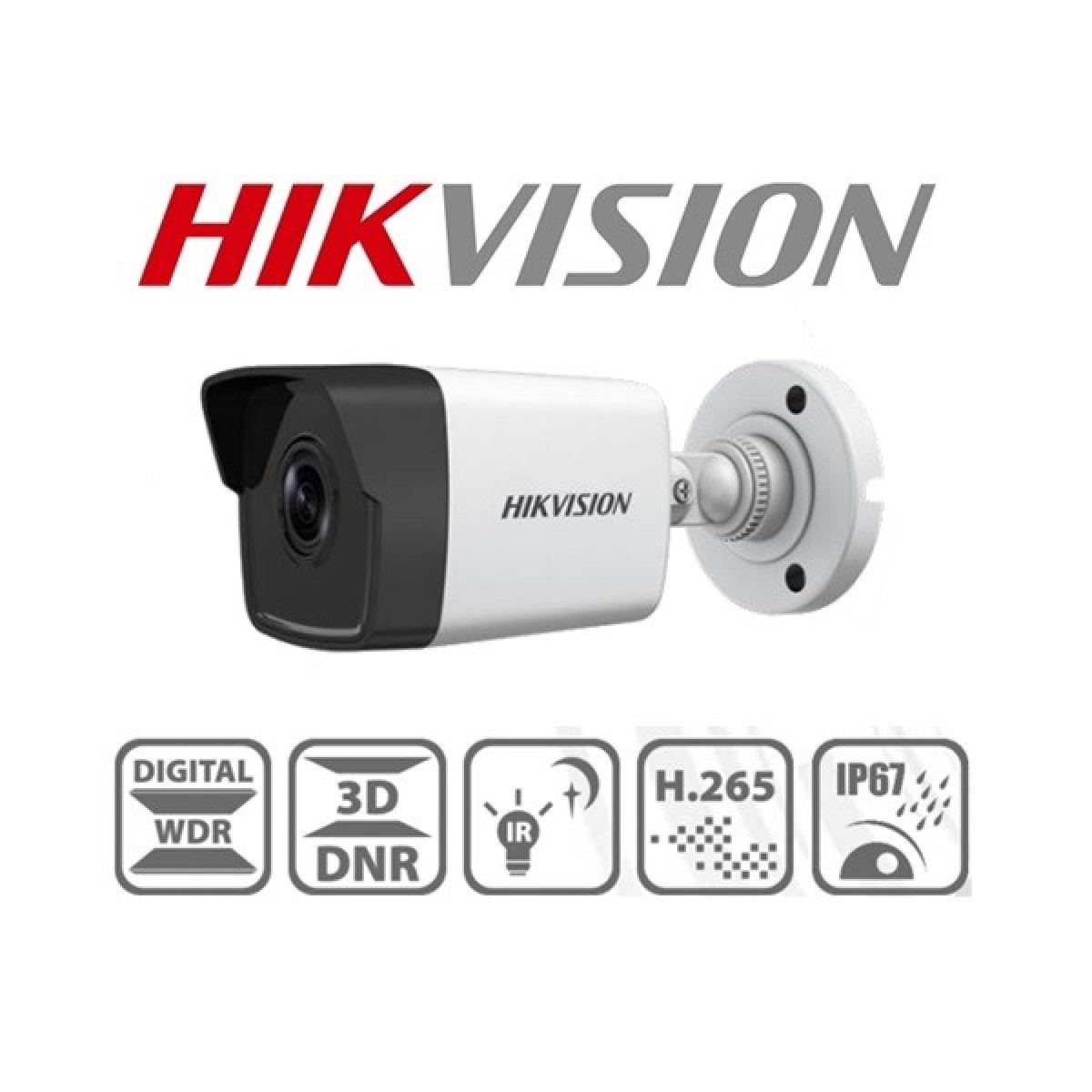 Camera IP 2 MP, lentila 2.8mm, EXIR 2.0, IR 30m, PoE - HIKVISION