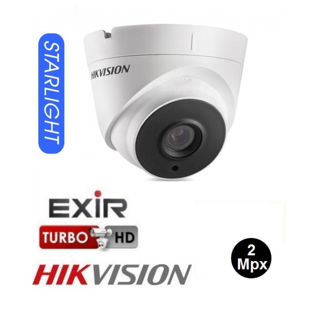 Dome STARLIGHT Ultra Low Light , iluminator IR EXIR 2.0 automat 30 metri