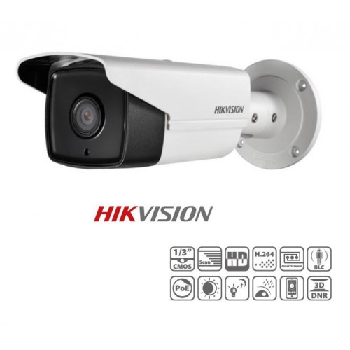 Camera Exterior Bullet IP 3 Mp Ir 50m Lentila Fixa 6mm Hikvision qs