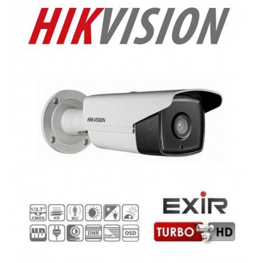 Camera Exterior Full HD Day Night 1080p IR 80m Lentila 3.6mm Hikvision zx