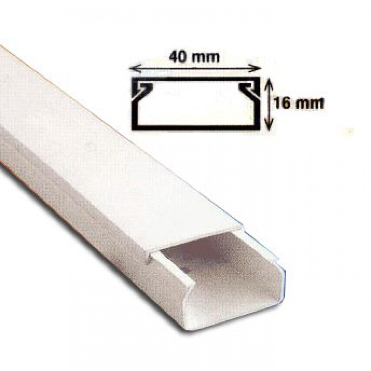 Canal Cablu PVC 40x16