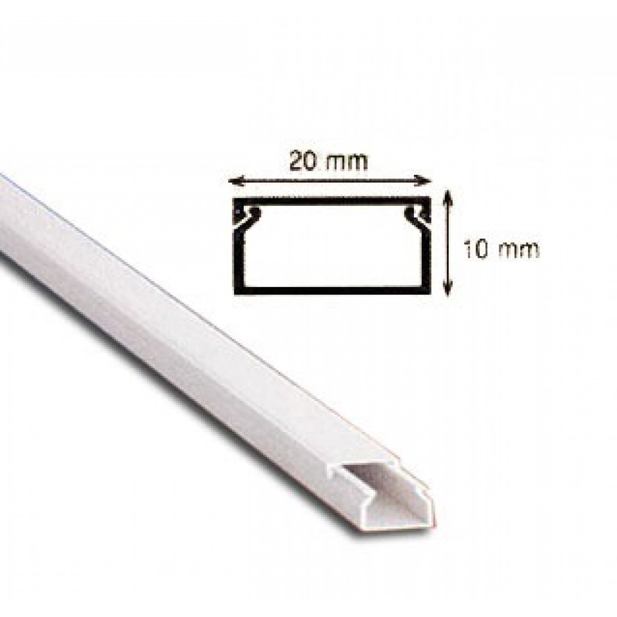 Canal Cablu PVC 20x10 adeziv