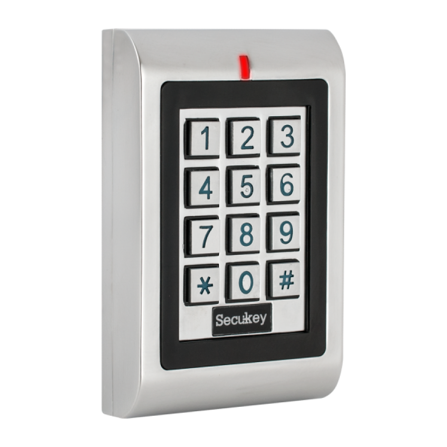 Controler stand-alone IP66 exterior PIN si card antivandal cu 2 relee