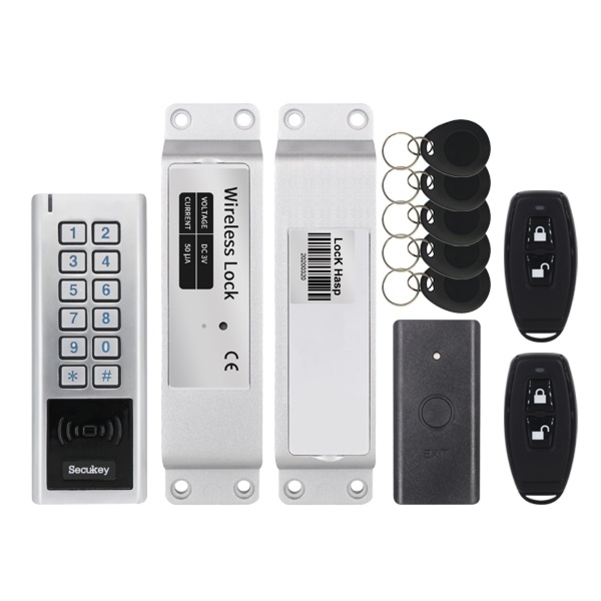 Kit control acces wireless - controller - bolt - buton -pentru exterior(doar Controllerul)