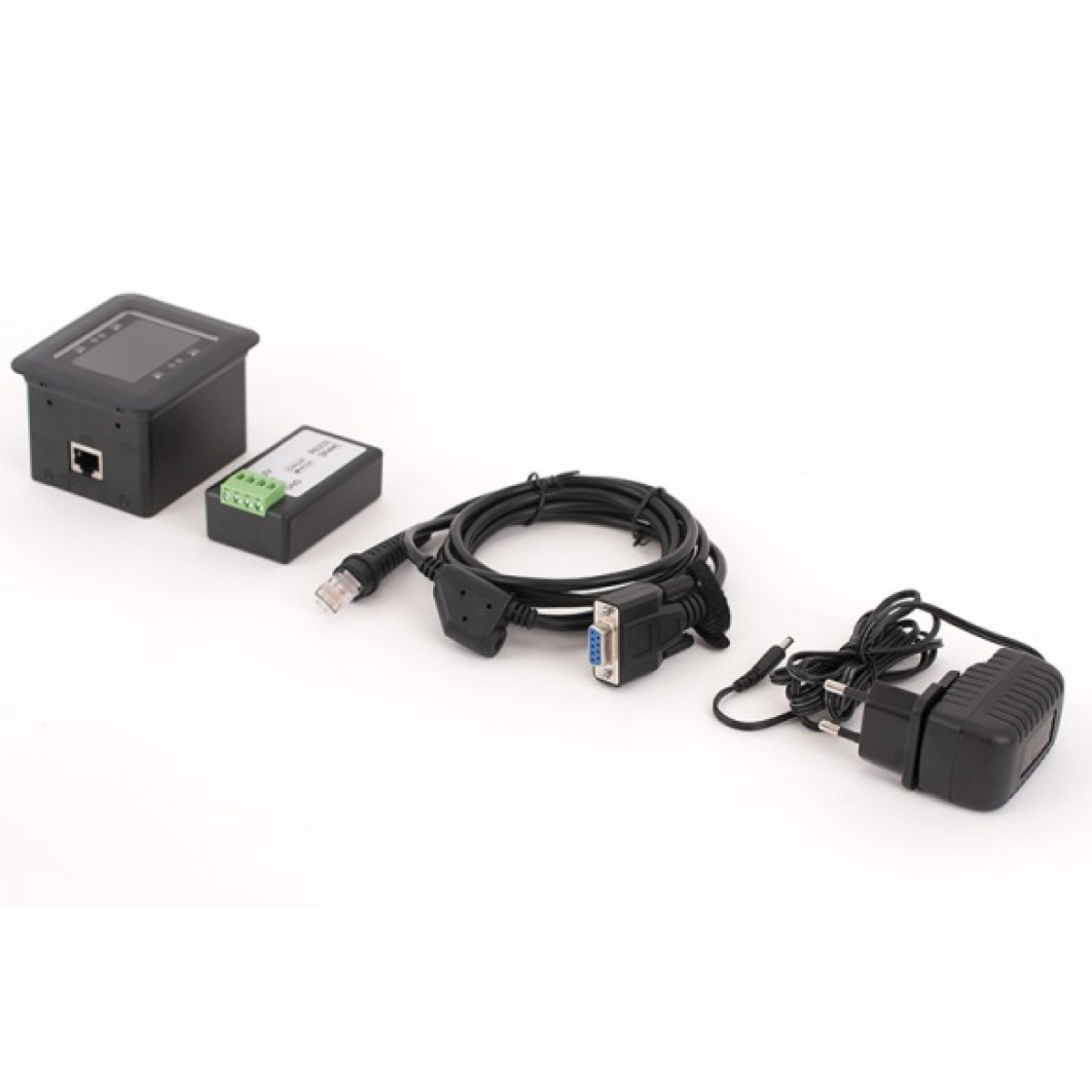 Scaner coduri de bare 1D/2D cu cititor RFID integrat, negru