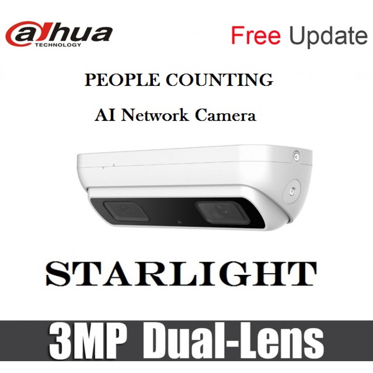 Camera IP Inteligenta People Counting 3Mpx Exterior StarLight Dahua