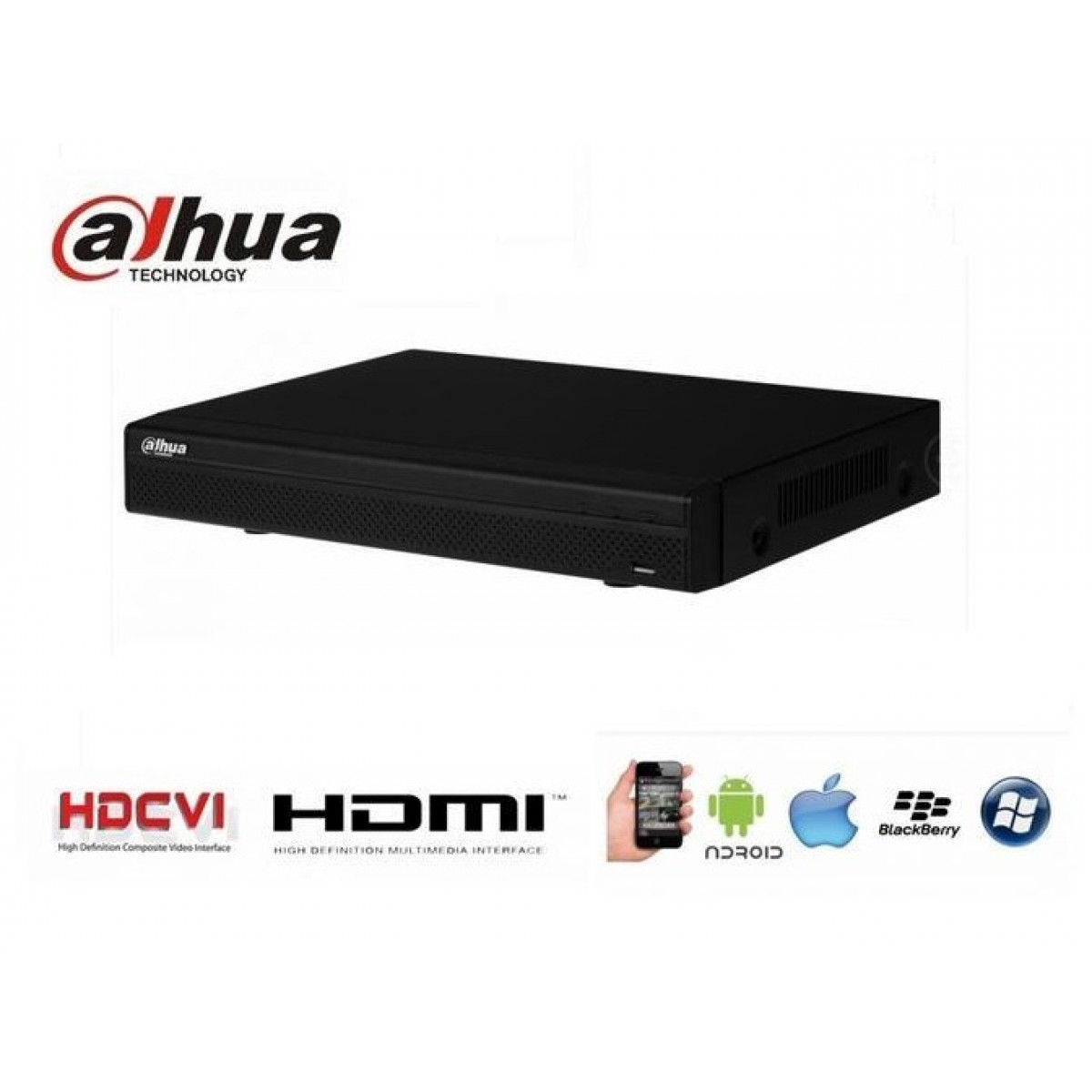 Dvr Videorecorder Hdcvi Tribrid 4Ch Video/Audio Dahua