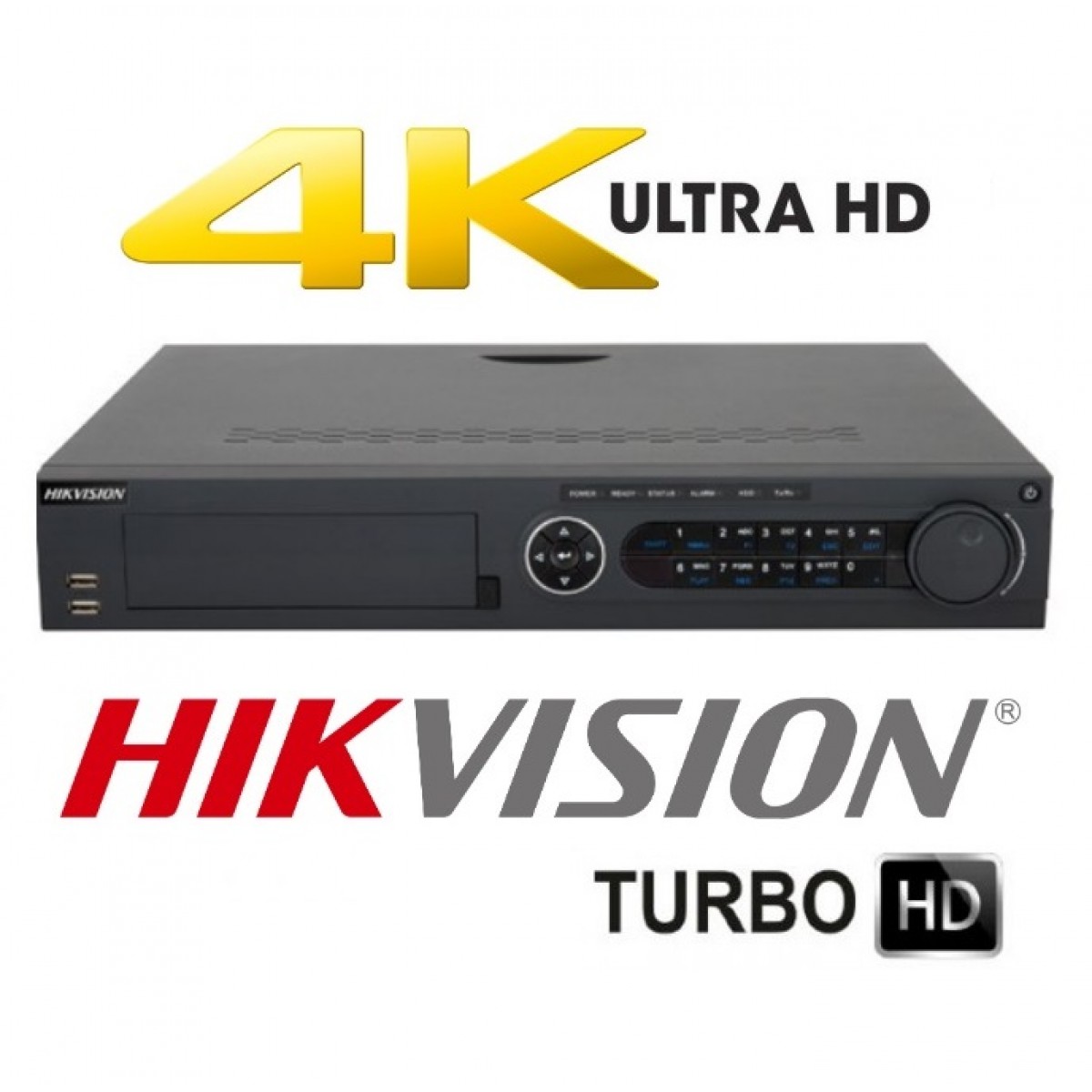 Dvr TurboHD 5.0 8MP 4K 16/4Ch Video/Audio 4HDD Hikvision