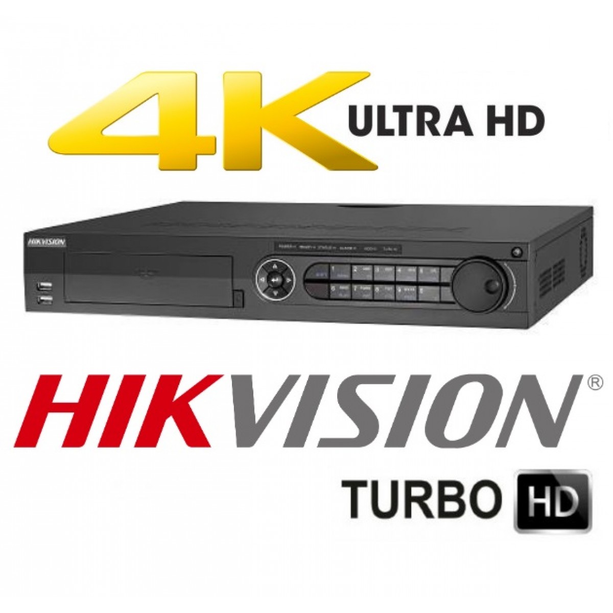 Dvr TurboHD 4.0 8MP 4K 16/4Ch Video/Audio 4HDD Hikvision