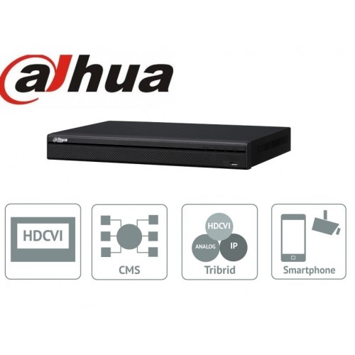 Videorecorder dvr Megapixel 8 canale video 4 audio TribridHD-CVI