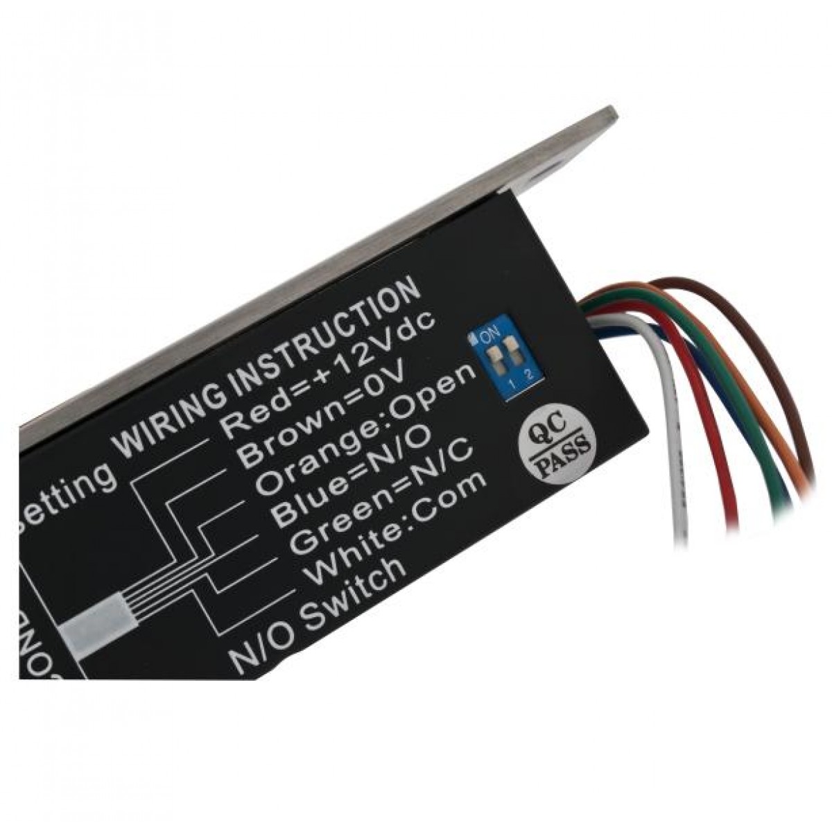 Bolt electric cu actiune magnetica si temporizare