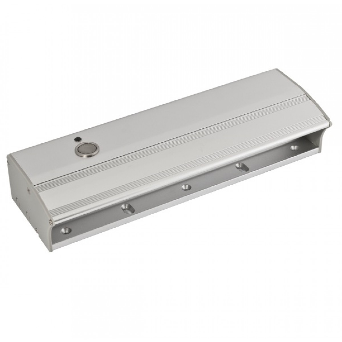 Electromagnet aplicabil cu maner pentru usi cu deschidere in interior